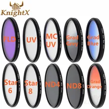 Enhance Your Shots with KnightX Gradual Blue Sky UV, CPL & FLD Lens Filters – Fits Canon EOS 1200D, 750D, 700D, 600D | Affordable from $3.64!