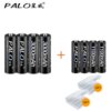 Power Up Your Devices: PALO 4-Pack 3000mAh AA + 4-Pack 1100mAh AAA Rechargeable Ni-MH Batteries for Just .37! Power Up Your Devices: PALO 4-Pack 3000mAh AA + 4-Pack 1100mAh AAA Rechargeable Ni-MH Batteries for Just .37!