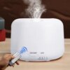 Experience Ultimate Relaxation: Remote Control 300 ML Ultrasonic Aroma Diffuser with 7-Color LED Lamp & Essential Oil Aromatherapy – Only .32!
