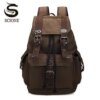 Discover the Scione Unisex Canvas Backpack – Stylish School, Travel & Laptop Rucksack for Men, Women & Teens at Just .88!
