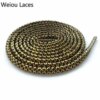 Add a Touch of Shine: Weiou Gold Metallic & White Round Shoelaces – 137cm/54″ Trainer Laces for .40 USD Add a Touch of Shine: Weiou Gold Metallic & White Round Shoelaces – 137cm/54″ Trainer Laces for .40 USD