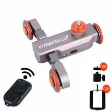 Capture Smooth Cinematic Shots with the Yelangu L4 Motorized Dolly – Wireless Remote Control Slider for iPhone, DSLR & Smartphones at 1.54!