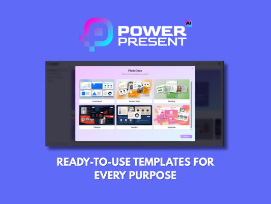 PowerPresent – AI Presentation Generator: Lifetime Subscription for 