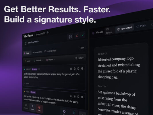 VibeFarm – AI Prompt Composition Workspace: Lifetime Subscription for 