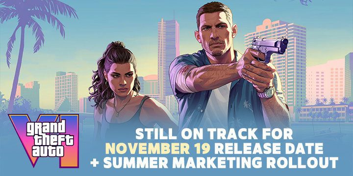 Grand Theft Auto VI Still On Track for November 19 Release Date + Summer Marketing Rollout