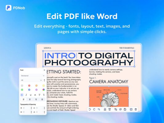 PDNob Pro PDF Editor: Lifetime Subscription for 