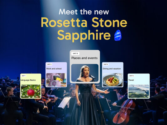 Rosetta Stone Sapphire: 1-Year Subscription for 7