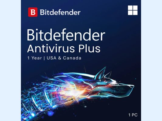 Bitdefender Antivirus Plus (1 Device): 1-Year Subscription for 
