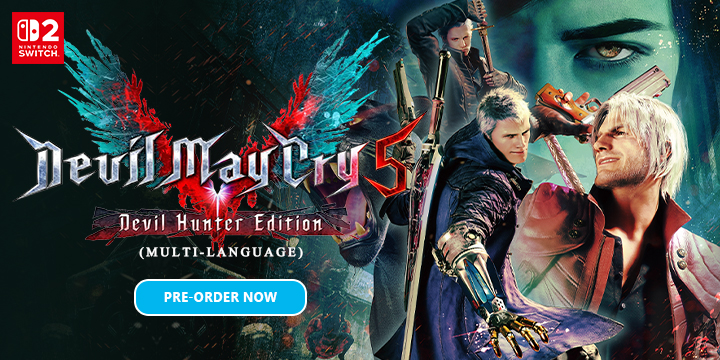 Devil May Cry 5 Devil Hunter Edition Multi-Language Game Key Cart Pre-Orders Open!