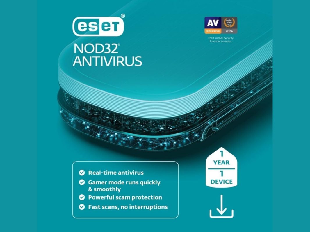 ESET NOD32 Antivirus for Windows (1-Year) for 