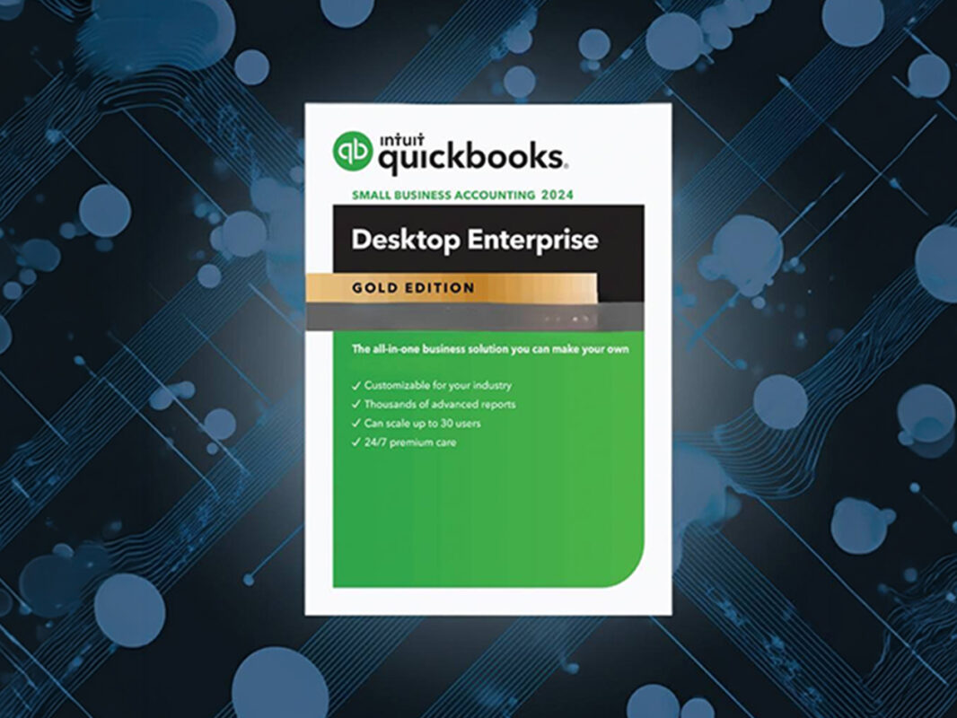 Intuit QuickBooks Desktop Enterprise 2024 for Windows (1 User): 1-Year Subscription for 9