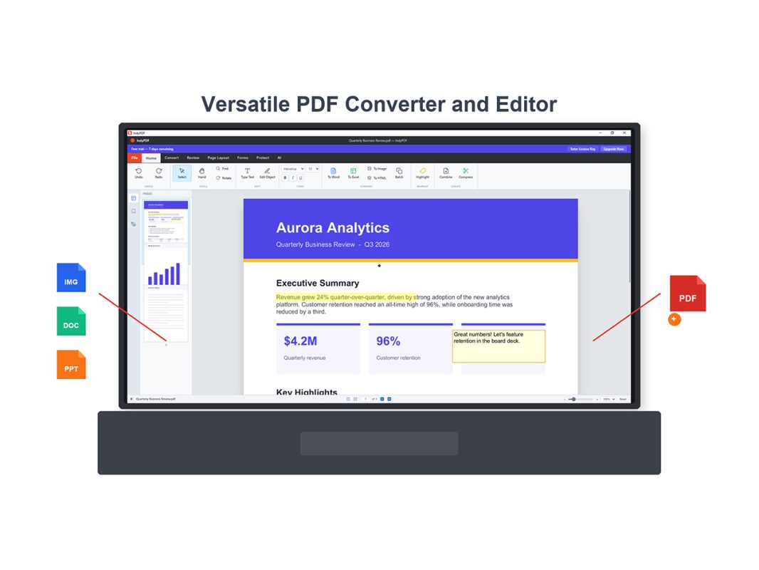 IndyPDF Editor & Converter: Lifetime Subscription for IndyPDF Editor & Converter: Lifetime Subscription for