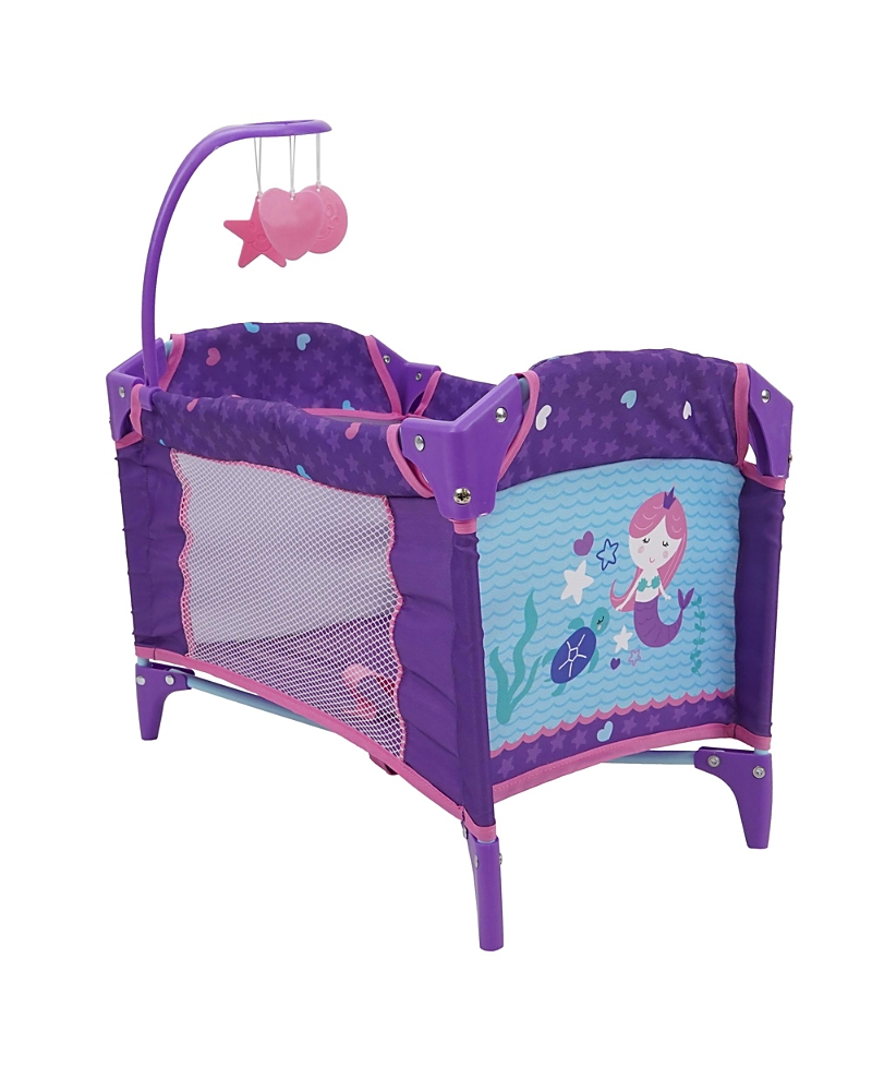 509 Crew Mermaid Dream N' Fun Doll Play Yard with Mobile, Ages 3+