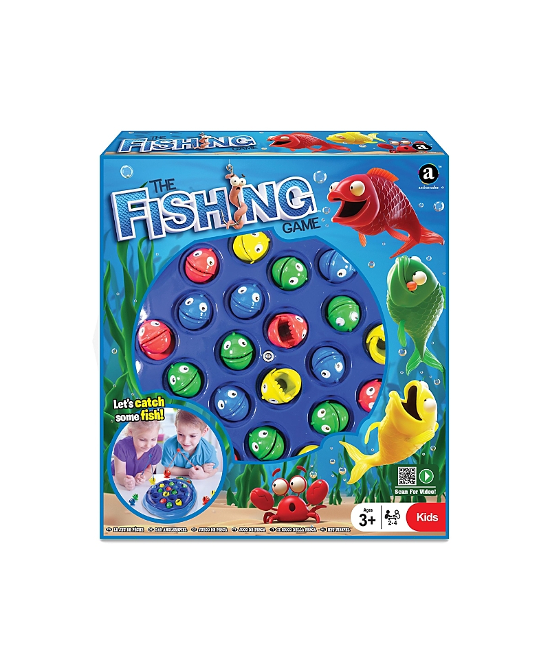 Ambassador Games The Fishing Game Animated Arcade Catch Spinning Fish, Ages 3+