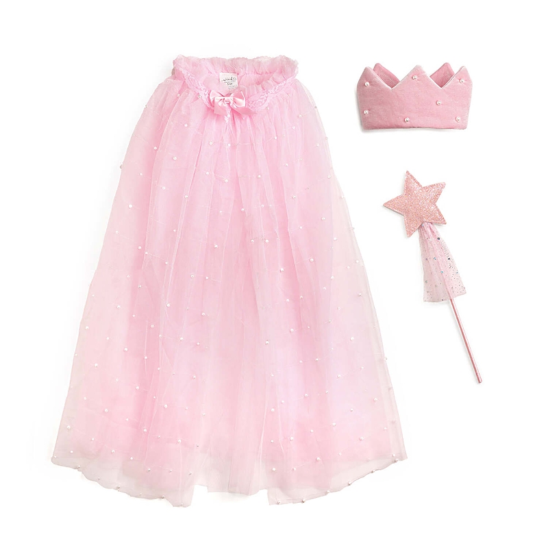 Sweet Wink Girls' Pearl Princess Dress Up Kit - Little and Big Kid